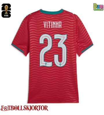 Portugal Vitinha #23 Hemmatröja Dam VM 2026 Kortärmad